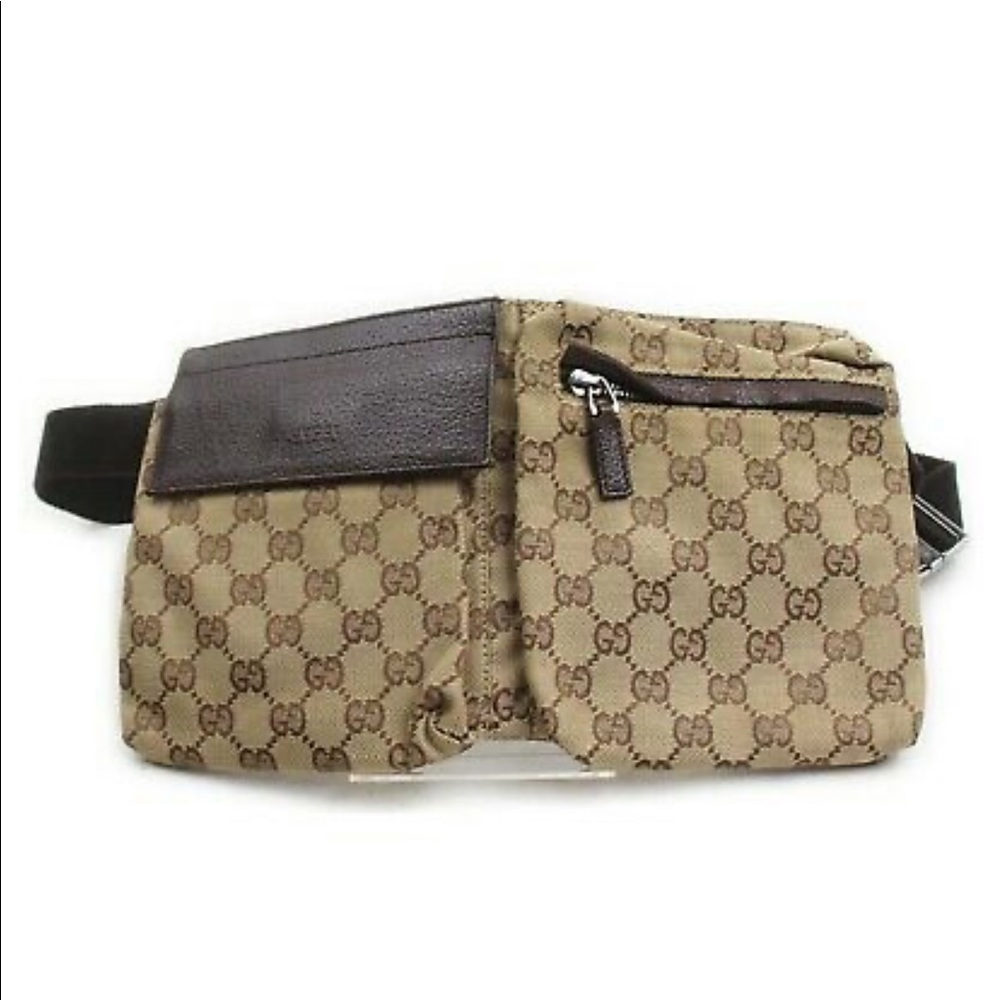 Gucci beige waist pouch